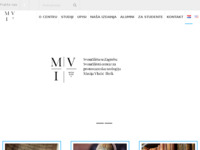Frontpage screenshot for site: Teološki fakultet Matija Vlačić Ilirik (http://www.tfmvi.hr/)