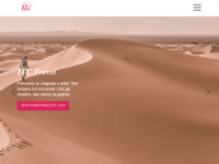 Frontpage screenshot for site: (http://www.itc-travel.hr)