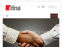 Frontpage screenshot for site: (http://www.etna.hr/)
