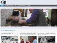 Frontpage screenshot for site: Gradska radionica (http://www.gradska-radionica.hr/)