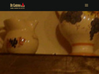 Frontpage screenshot for site: Kamini i peći vrhunske kvalitete (http://www.decarina-kamini.com)