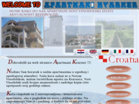 Frontpage screenshot for site: (http://www.apartmani-kvarner.com)