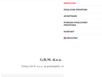 Frontpage screenshot for site: (http://www.gbm.hr/)