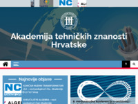 Frontpage screenshot for site: Akademija tehničkih znanosti Hrvatske - HATZ (http://www.hatz.hr/)