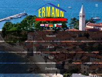 Frontpage screenshot for site: Ermann agencija za nekretnine, Novigrad (http://www.ermann-agency.hr/)