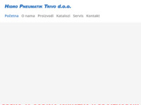 Frontpage screenshot for site: (http://www.hydropneumatik.hr/)