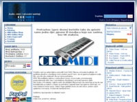 Frontpage screenshot for site: Cro Midi (http://www.cromidi.hr/)