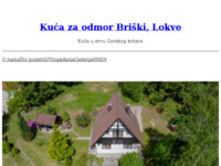 Frontpage screenshot for site: (http://www.apartmani-briski-lokve.hr)