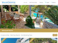 Frontpage screenshot for site: HotelsCroatia.com (http://www.HotelsCroatia.com)