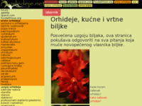 Frontpage screenshot for site: (http://www.orhideje.net)