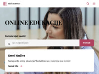 Frontpage screenshot for site: EdukaCentar (http://www.edukacentar.com)