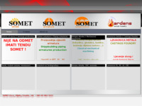 Frontpage screenshot for site: (http://www.somet.hr)
