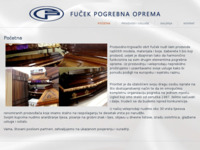 Frontpage screenshot for site: Fuček - veleprodaja i proizvodnja pogrebne opreme (http://www.fucek.hr/)