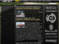 Frontpage screenshot for site: (http://www.drift.hr)
