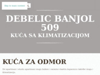 Frontpage screenshot for site: (http://www.debelic.net/)