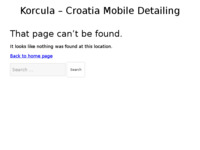 Frontpage screenshot for site: (http://www.korcula-croatia.com/edita/)