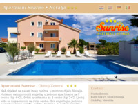 Frontpage screenshot for site: Apartmani Zeneral, Novalja, otok Pag (http://www.novalja-pag.net/zeneral)