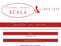 Frontpage screenshot for site: Pizzeria Scala Dubrovnik (http://www.pizzeria-scala.com)