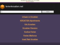 Frontpage screenshot for site: Apartmani i kuće za odmor - Dalmacija i otoci (http://www.ferienkroatien.net)