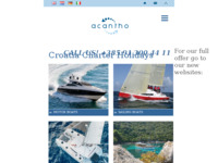 Frontpage screenshot for site: Acantho d.o.o. turistička agencija (http://www.acantho.hr)