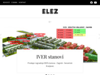 Frontpage screenshot for site: (http://www.elez.hr/)