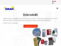 Frontpage screenshot for site: Erah d.o.o. (http://www.erah.hr/)