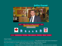 Frontpage screenshot for site: Galerija Krunomir (http://www.science.uwaterloo.ca/~kdvorski/)