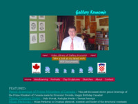 Frontpage screenshot for site: Galerija Krunomir (http://www.science.uwaterloo.ca/~kdvorski/)