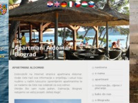 Frontpage screenshot for site: Apartmani Aldomar (http://www.aldomar.hr/)