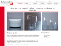 Frontpage screenshot for site: (http://www.hepta.hr/)