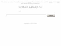 Frontpage screenshot for site: (http://www.turisticka-agencija.net)