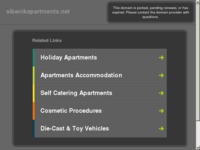 Frontpage screenshot for site: (http://www.sibenikapartments.net)