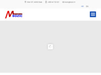 Frontpage screenshot for site: (http://www.bozic.hr/)