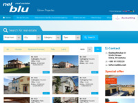 Frontpage screenshot for site: Nekretnine Vrsar (http://www.nelblu.net)