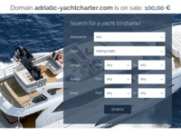 Frontpage screenshot for site: Plavetnilo charter (http://www.adriatic-yachtcharter.com)