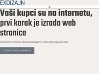 Slika naslovnice sjedišta: Exdizajn (http://www.exdizajn.com)