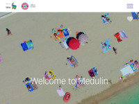 Frontpage screenshot for site: Medulin - the holiday resort in Istria (http://www.istra.com/medulin)