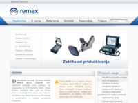 Frontpage screenshot for site: Remex (http://www.remex.org)