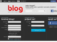 Frontpage screenshot for site: Blog.hr (http://www.blog.hr/)