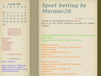 Frontpage screenshot for site: (http://marinac26.blog.hr)