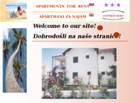 Frontpage screenshot for site: Apartmani u Milni, otok Brač (http://free-zg.htnet.hr/Milna-on-Brac/)