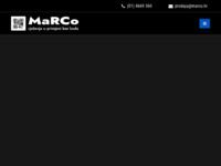 Frontpage screenshot for site: (http://www.marco.hr)