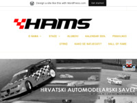 Frontpage screenshot for site: (http://www.hams.hr/)
