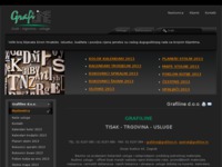 Frontpage screenshot for site: Grafiline d.o.o. (http://www.grafiline.hr/)
