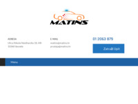 Slika naslovnice sjedišta: Matins-sistemi (http://www.matins.hr)