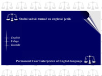 Frontpage screenshot for site: Sudski tumač za engleski jezik, Split (http://free-st.htnet.hr/inessmoje)