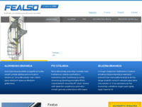 Frontpage screenshot for site: Fealso, aluminijska i pvc stolarija (http://www.fealso.hr)