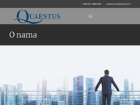 Frontpage screenshot for site: (http://www.quaestus.hr/)