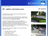 Frontpage screenshot for site: AC media - oglašavanje i signalizacija (http://www.acmedia.hr/)