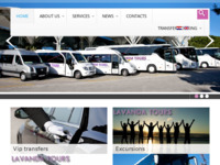 Frontpage screenshot for site: Transferi (http://www.lavandatours.hr)